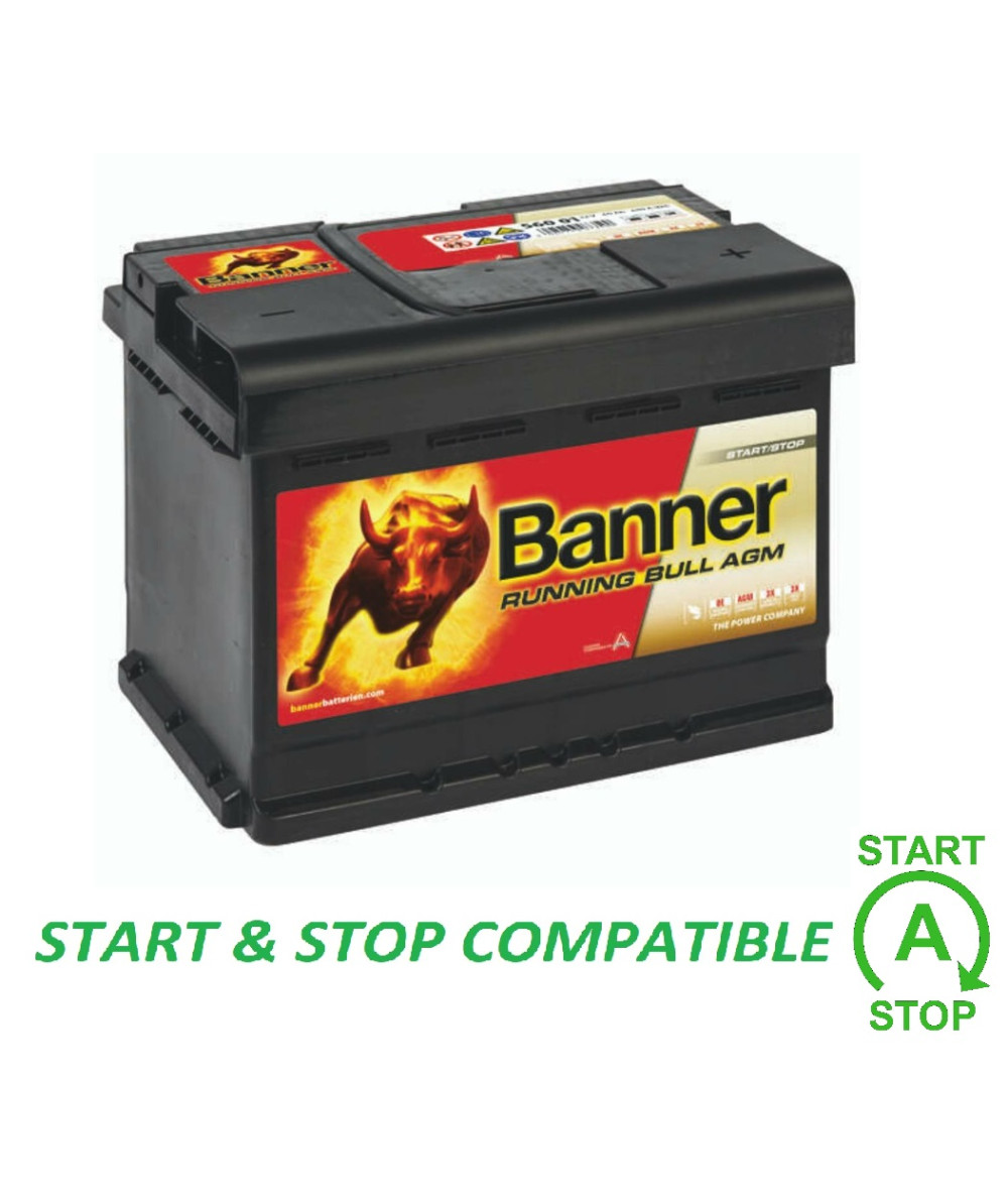 Armor Energie  Batterie BANNER AGM 56001 Start and Stop