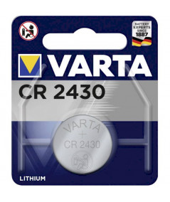 Pile bouton CR2430 3V lithium (BLITER 1u) Varta
